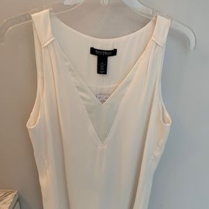 White House Black Market NWT cream blouse